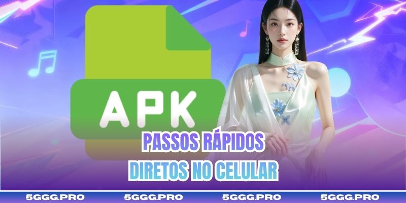 Passos rápidos diretos no celular